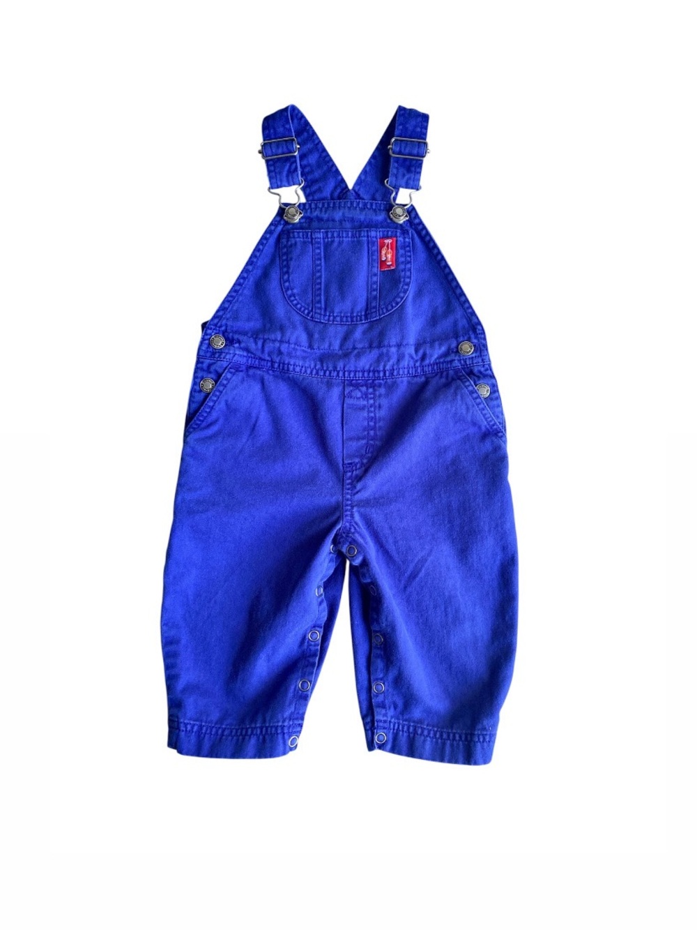 Vintage Gymboree Rainbow Tag Bib Overalls Boys XXS 12-18 Months Carpenter 1998
